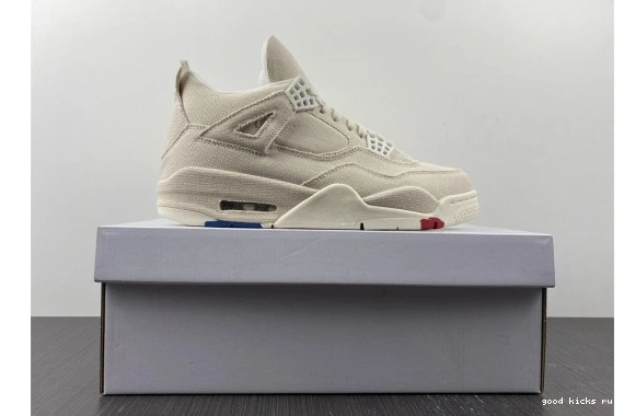 (W) Jordan DQ4909-100 DQ4909-100 Canvas 4 Retro Blank 0509